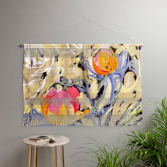 83 Oranges Blooms in The Butter Forest Wall Hanging Landscape
