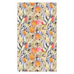 83 Oranges Blooms in The Butter Forest Tablecloth