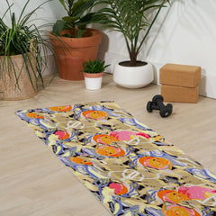 83 Oranges Blooms in The Butter Forest Yoga Mat