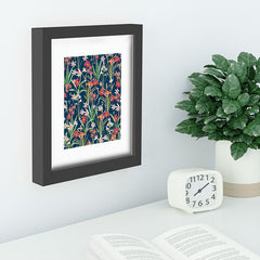 83 Oranges Blossom Botanical Recessed Framing Rectangle