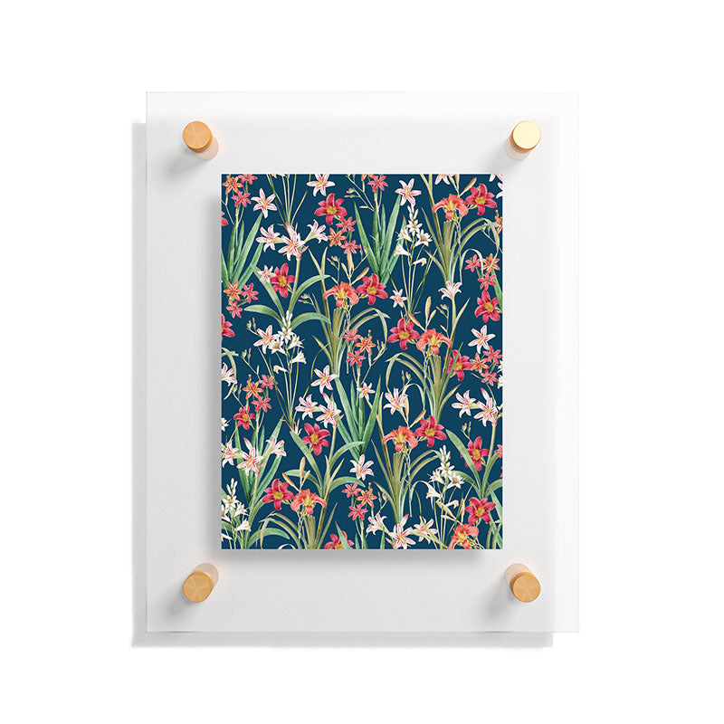 83 Oranges Blossom Botanical Floating Acrylic Print