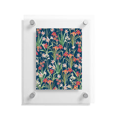83 Oranges Blossom Botanical Floating Acrylic Print
