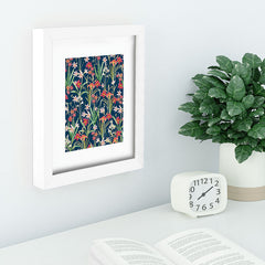 83 Oranges Blossom Botanical Recessed Framing Rectangle
