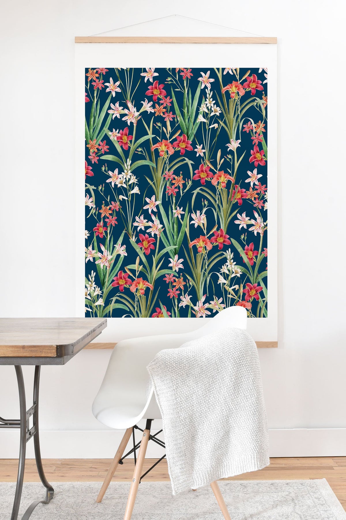 83 Oranges Blossom Botanical Art Print And Hanger