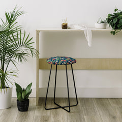 83 Oranges Blossom Botanical Counter Stool