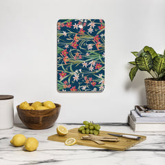 83 Oranges Blossom Botanical Cutting Board Rectangle