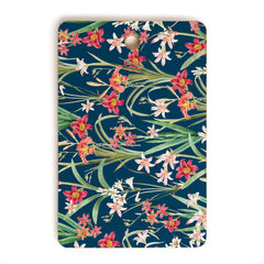 83 Oranges Blossom Botanical Cutting Board Rectangle