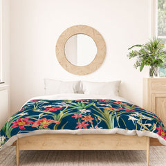 83 Oranges Blossom Botanical Duvet Cover