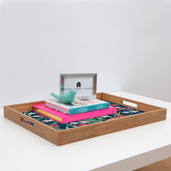 83 Oranges Blossom Botanical Rectangular Tray