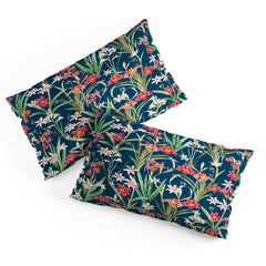 83 Oranges Blossom Botanical Pillow Shams