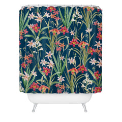 83 Oranges Blossom Botanical Shower Curtain