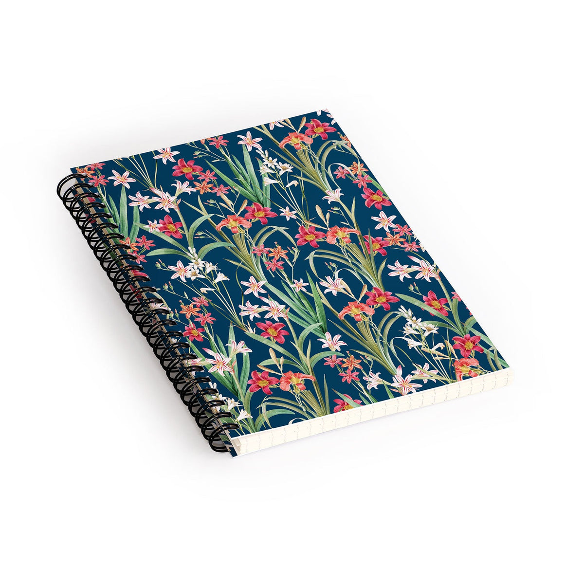 83 Oranges Blossom Botanical Spiral Notebook