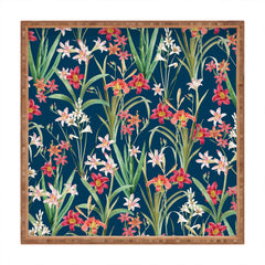 83 Oranges Blossom Botanical Square Tray
