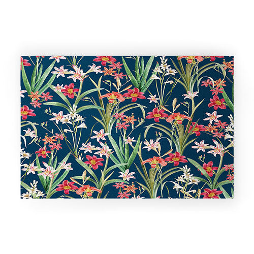 83 Oranges Blossom Botanical Welcome Mat