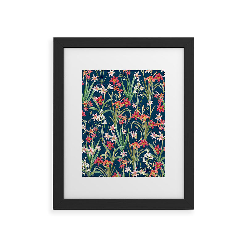 83 Oranges Blossom Botanical Framed Art Print