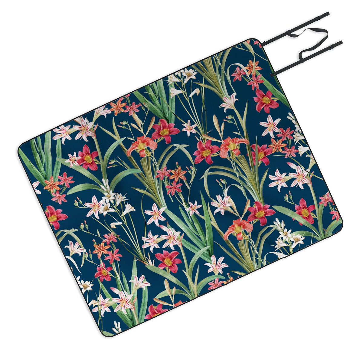 83 Oranges Blossom Botanical Picnic Blanket