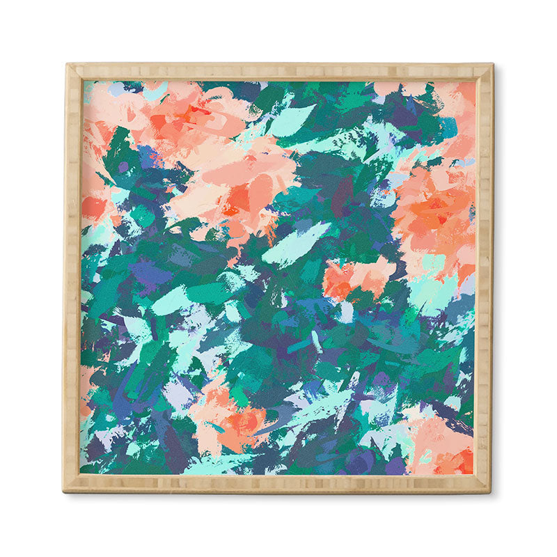 83 Oranges Blossomed Garden Framed Wall Art