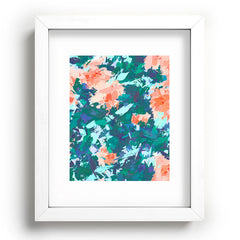 83 Oranges Blossomed Garden Recessed Framing Rectangle