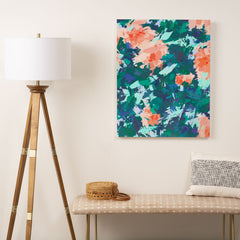 83 Oranges Blossomed Garden Art Canvas