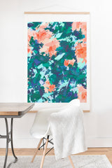 83 Oranges Blossomed Garden Art Print And Hanger