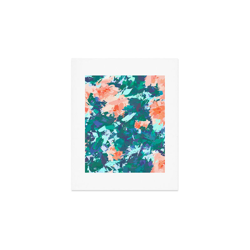 83 Oranges Blossomed Garden Art Print