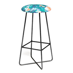 83 Oranges Blossomed Garden Bar Stool