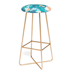 83 Oranges Blossomed Garden Bar Stool