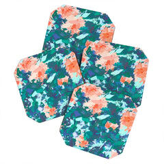 83 Oranges Blossomed Garden Coaster Set