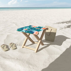83 Oranges Blossomed Garden Folding Stool