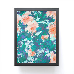 83 Oranges Blossomed Garden Framed Mini Art Print