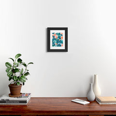83 Oranges Blossomed Garden Framed Art Print