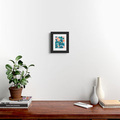 83 Oranges Blossomed Garden Framed Art Print