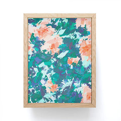 83 Oranges Blossomed Garden Framed Mini Art Print