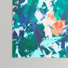83 Oranges Blossomed Garden Poster