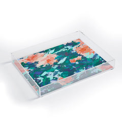 83 Oranges Blossomed Garden Acrylic Tray