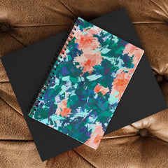 83 Oranges Blossomed Garden Spiral Notebook