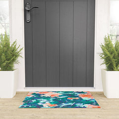 83 Oranges Blossomed Garden Welcome Mat
