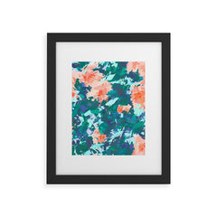 83 Oranges Blossomed Garden Framed Art Print