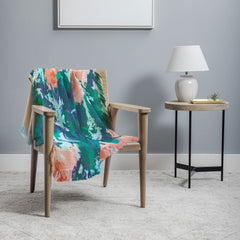 83 Oranges Blossomed Garden Throw Blanket