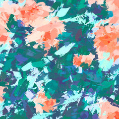83 Oranges Blossomed Garden Shower Curtain