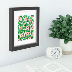 83 Oranges Blush Blossom Recessed Framing Rectangle
