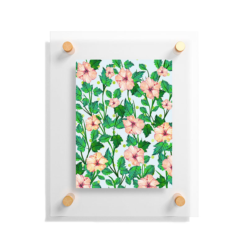 83 Oranges Blush Blossom Floating Acrylic Print