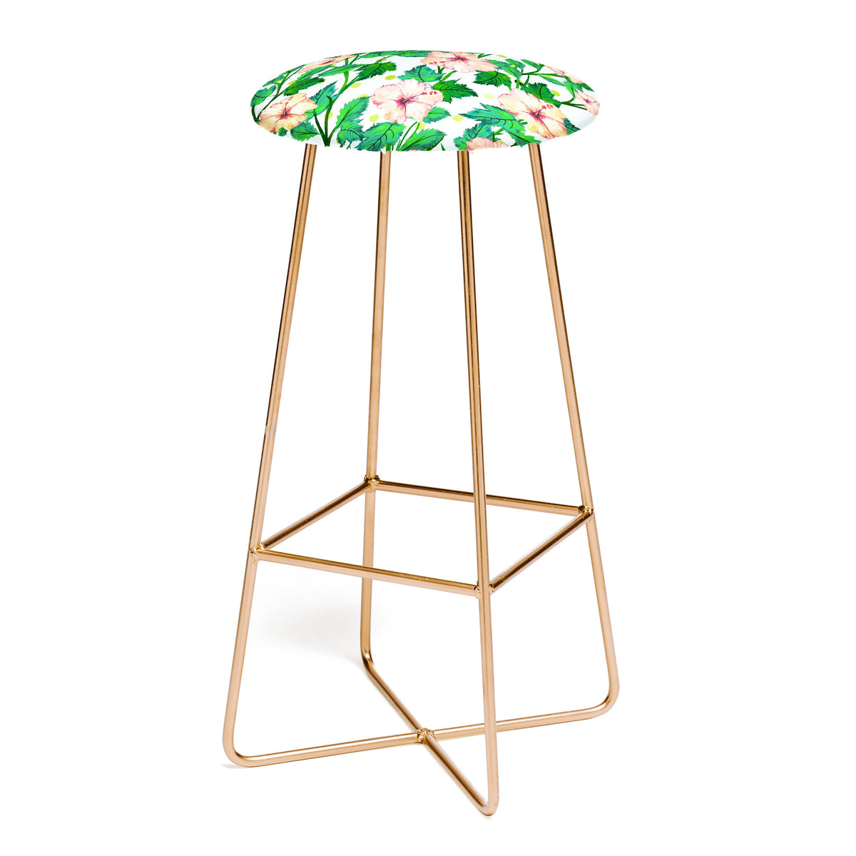 83 Oranges Blush Blossom Bar Stool