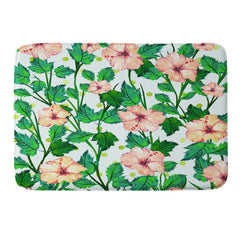83 Oranges Blush Blossom Memory Foam Bath Mat