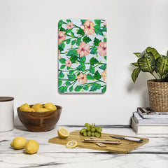 83 Oranges Blush Blossom Cutting Board Rectangle