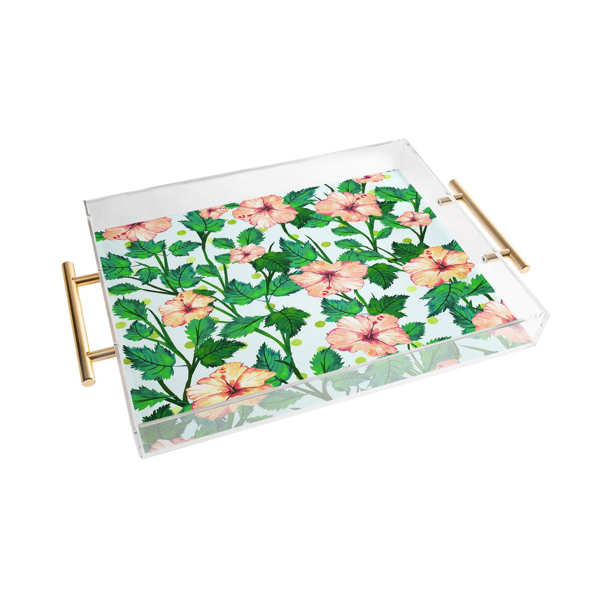 83 Oranges Blush Blossom Acrylic Tray