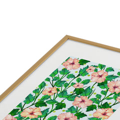 83 Oranges Blush Blossom Metal Framed Art Print