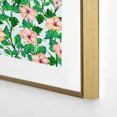 83 Oranges Blush Blossom Metal Framed Art Print