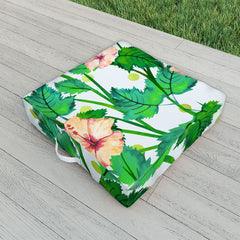 83 Oranges Blush Blossom Outdoor Floor Cushion