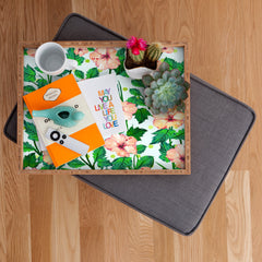 83 Oranges Blush Blossom Rectangular Tray